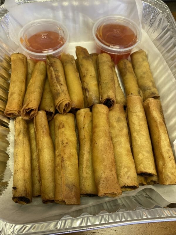 lumpia shanghai tray